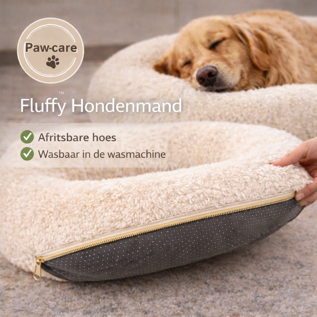 Paw-care™ Fluffy donut hondenkussen